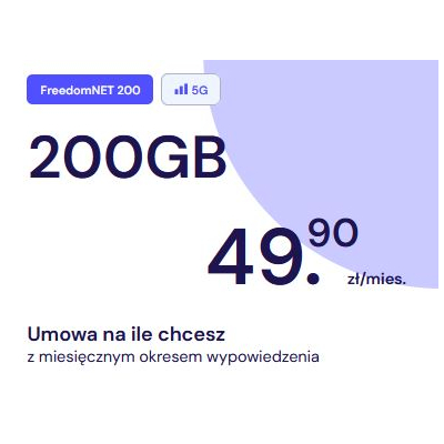 Promocja Freedomnet 200